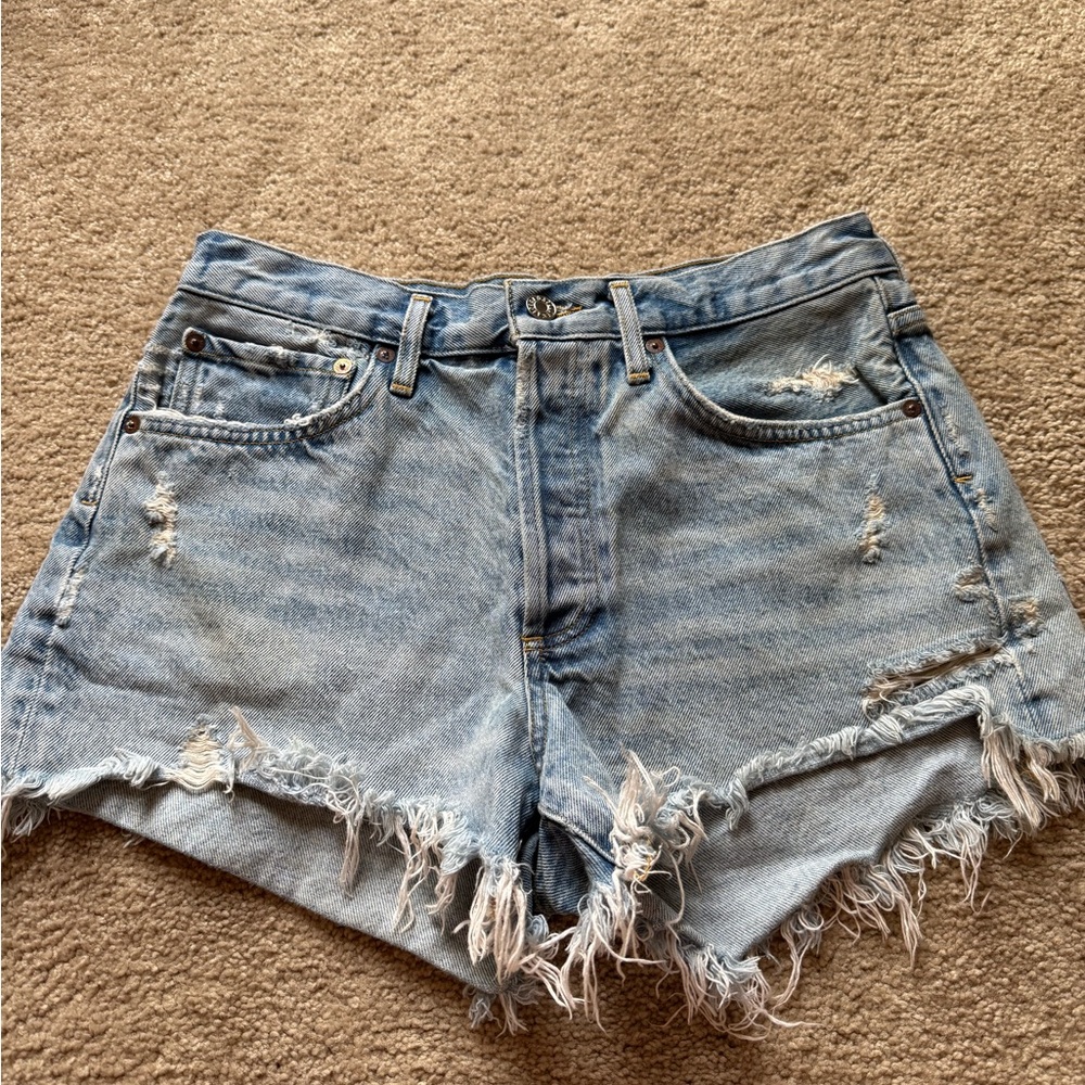 Agolde denim shorts
